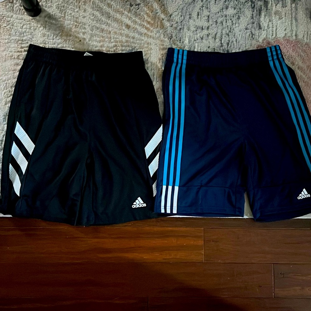 Never worn boys adidas shorts